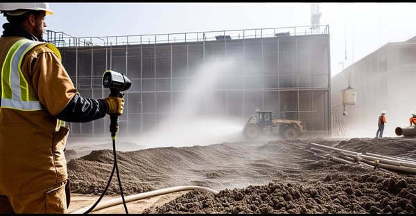 Louez un brumisateur pour un chantier sans poussière !